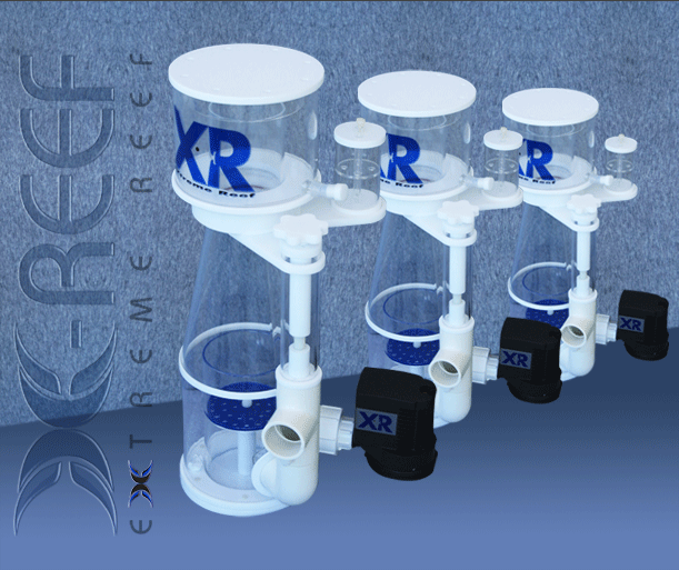 A new line of cone protein skimmers by start-up EXtreme Reef are making a 