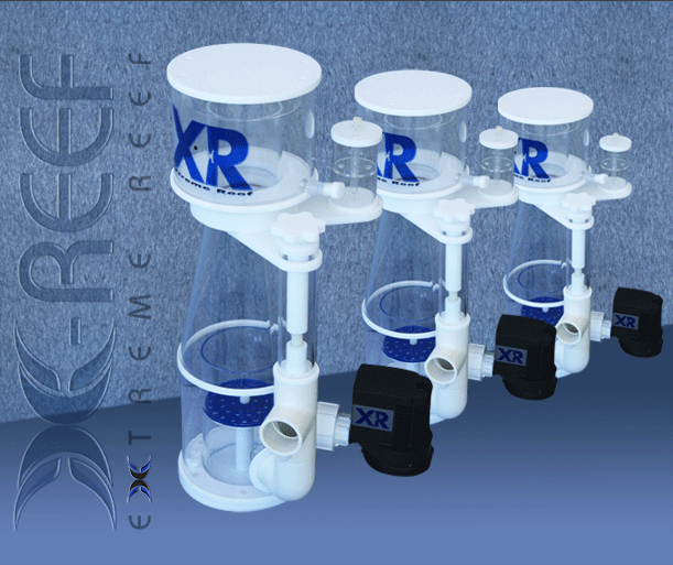 A new line of cone protein skimmers by start-up EXtreme Reef are making a  A new line of cone protein skimmers by start-up EXtreme Reef are making a